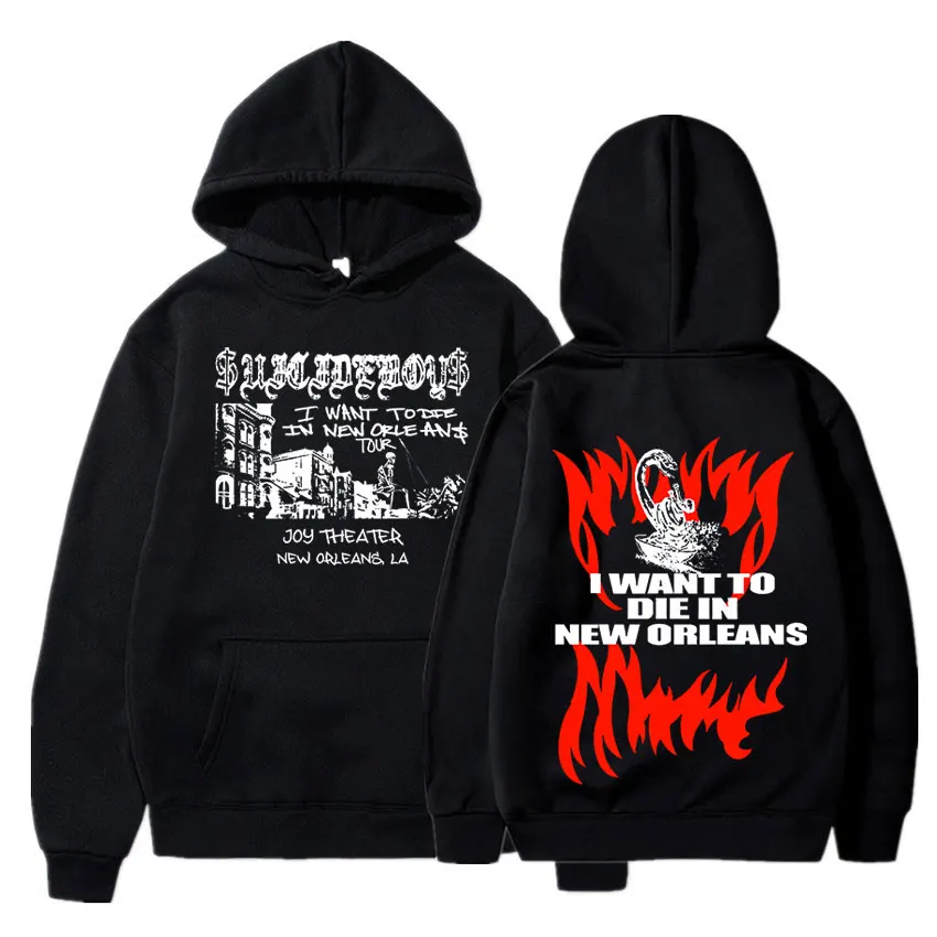 $uicideboy$ Hoodie I Want To Die In New Orleans Music Album $uicideboy$ Hoodie I Want To Die In New Orleans Music Album